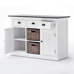B129CT | Halifax Contrast Buffet with 2 baskets