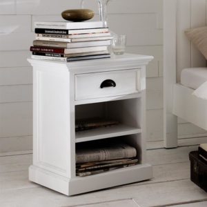 T764 | Halifax Bedside Table with Shelves